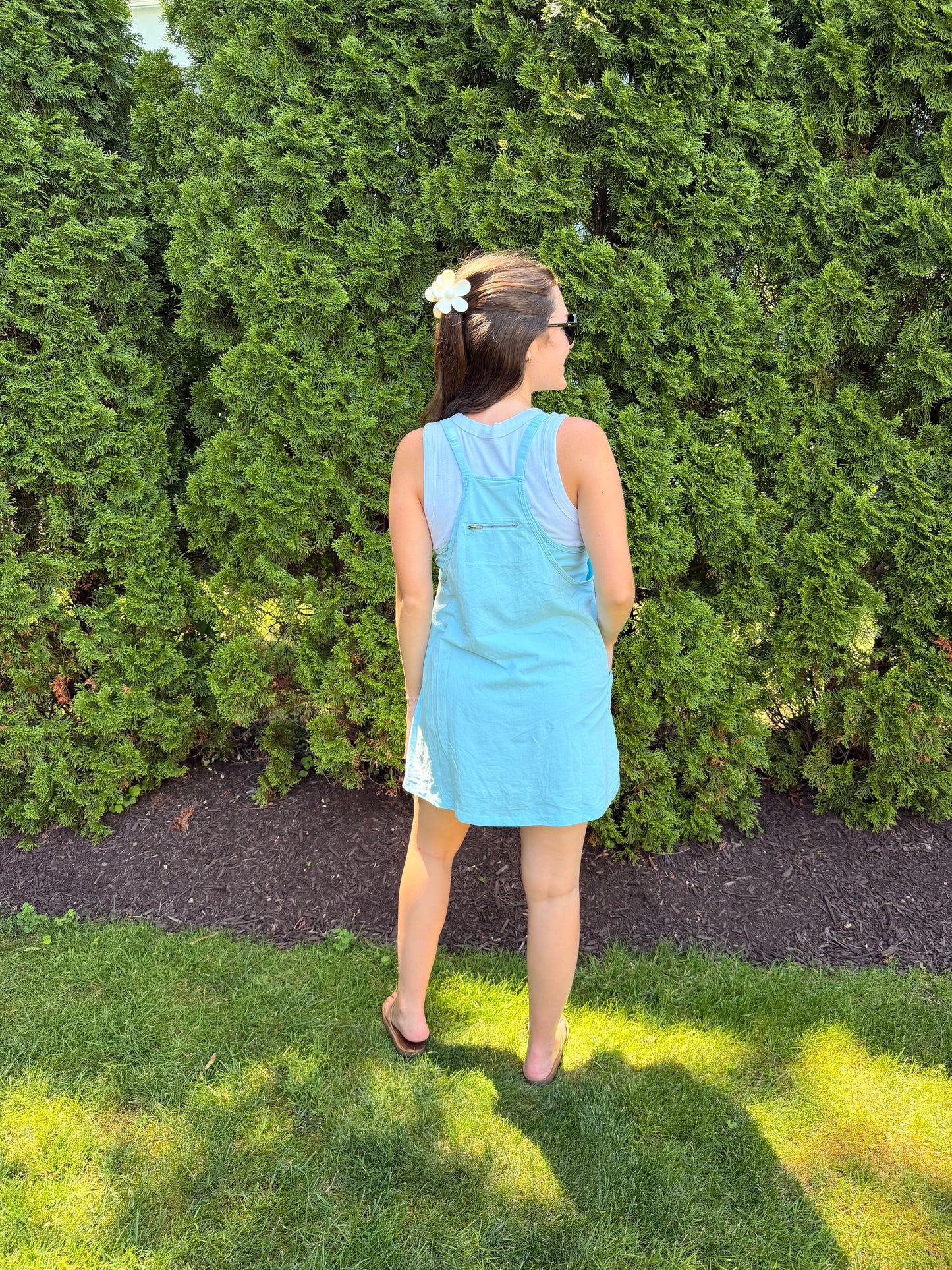 Birdie dress sky blue