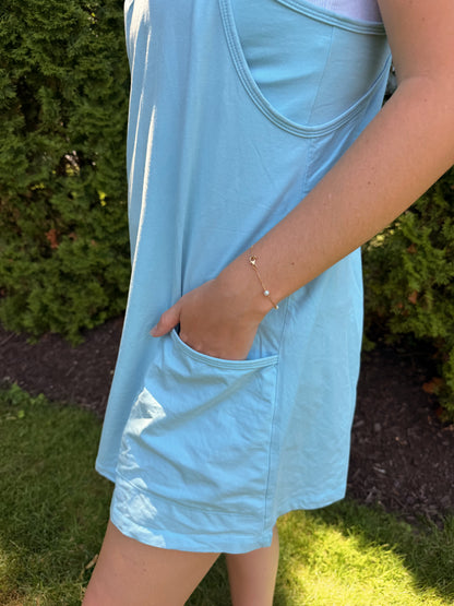 Birdie dress sky blue